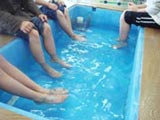 草津熱帯圏・足浴